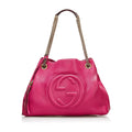 Gucci Soho Chain Leather Tote Bag (SHG-35942)