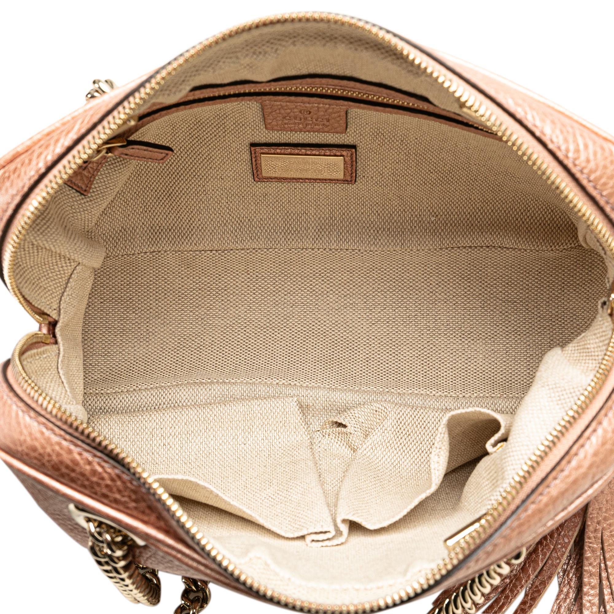 Gucci Soho Chain Zip Shoulder Bag (SHG-yJU7PY)