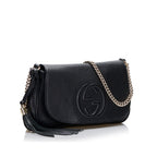 Gucci Soho Flap Chain Crossbody Bag (SHG-hBJ0wb)