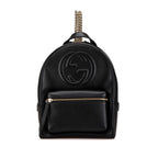 Gucci Soho Leather Chain Backpack