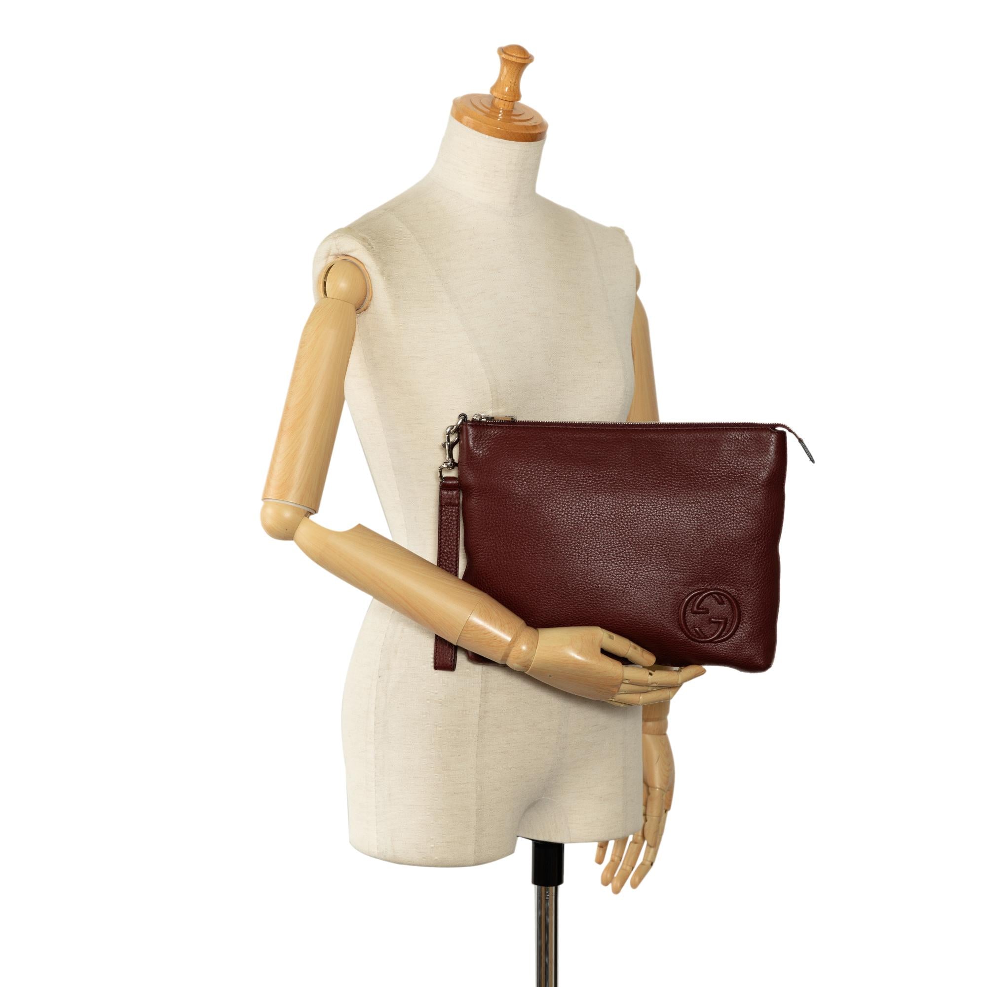 Gucci Soho Leather Clutch (SHG-x8q0VR)
