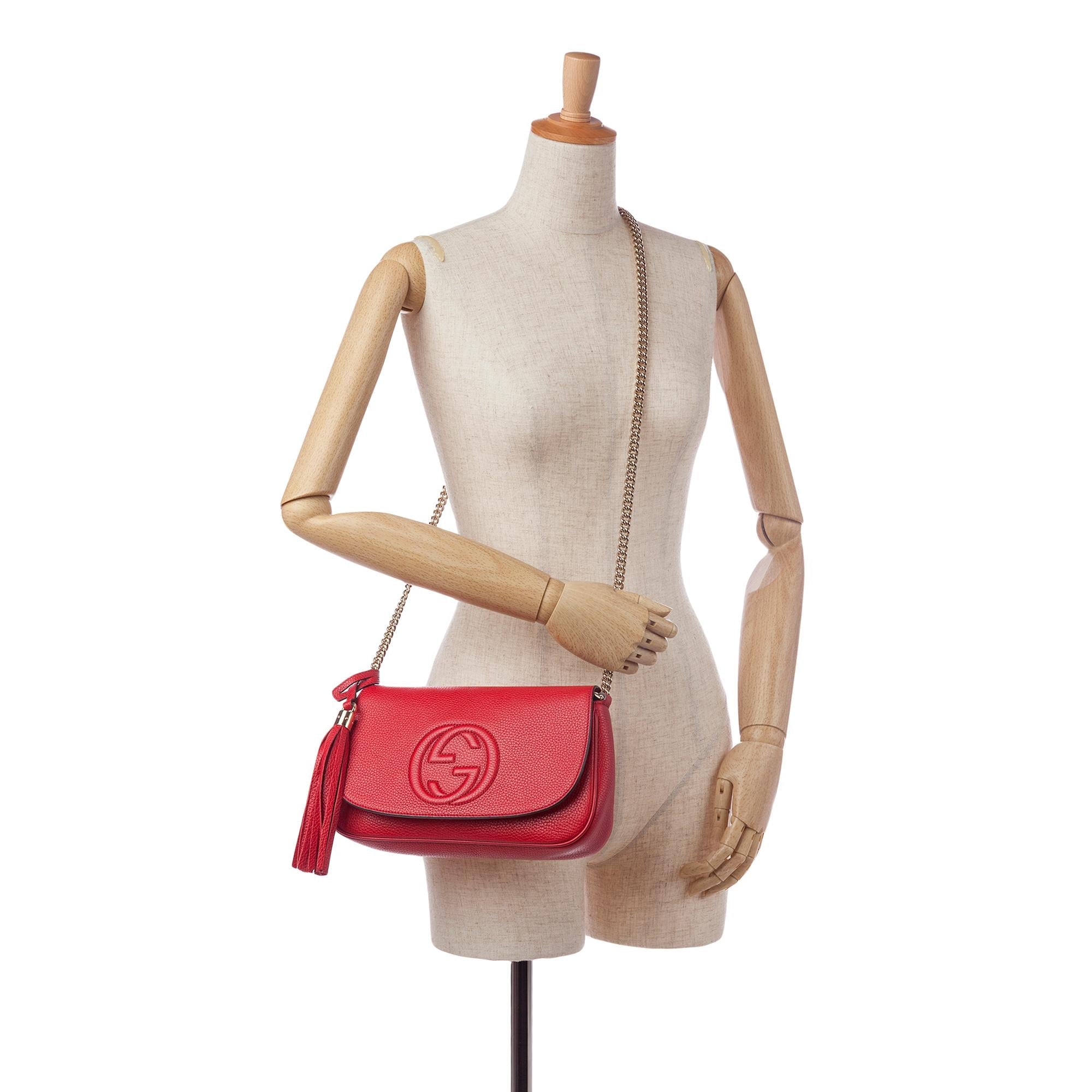 Gucci Soho Leather Crossbody Bag (SHG-35129)