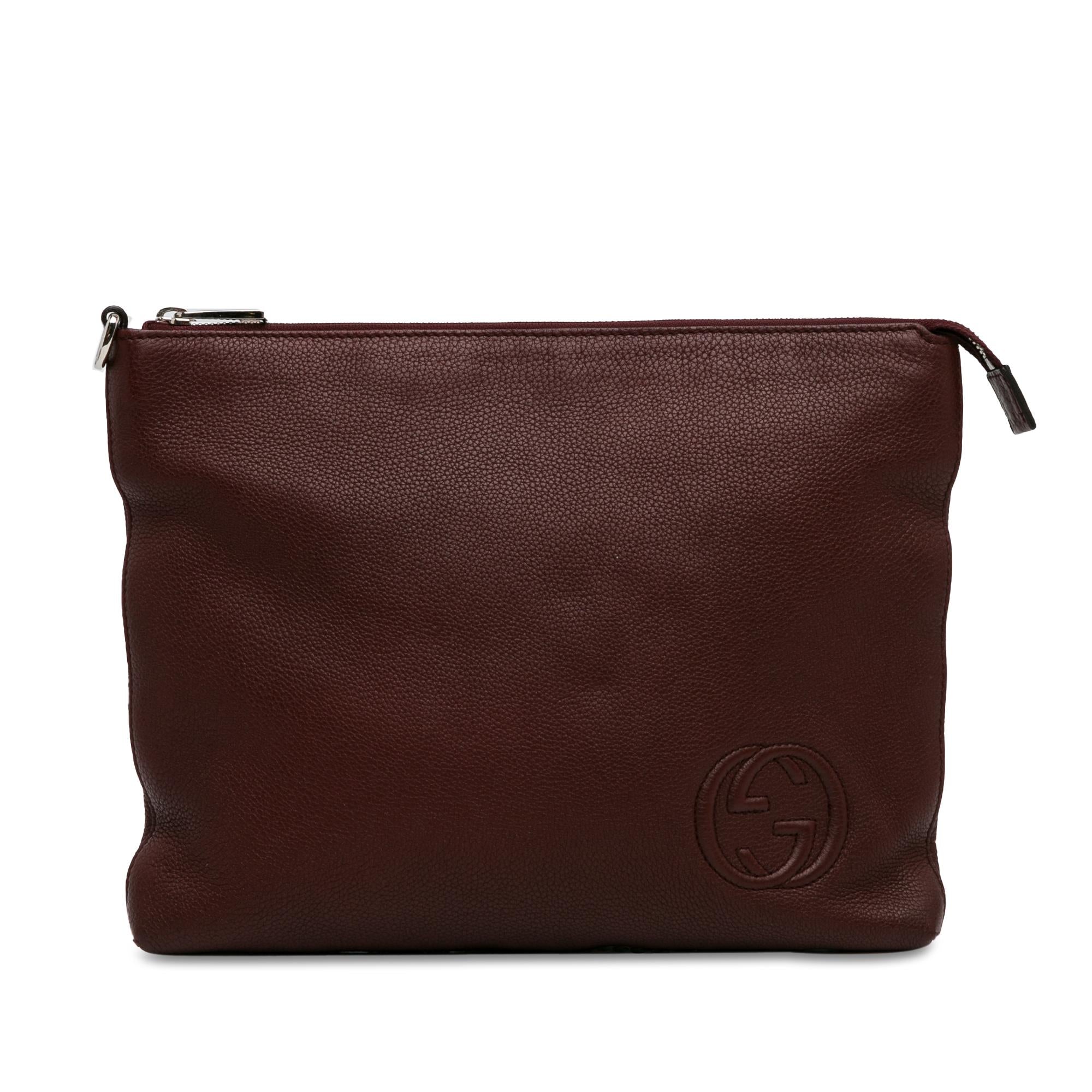 Gucci Soho Leather Pouch (SHG-Wb1Mno)