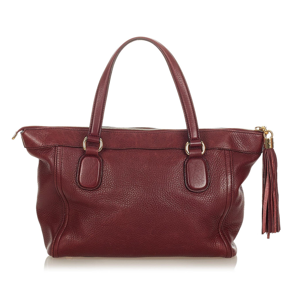 Gucci Soho Working Leather Tote Bag (SHG-31944)