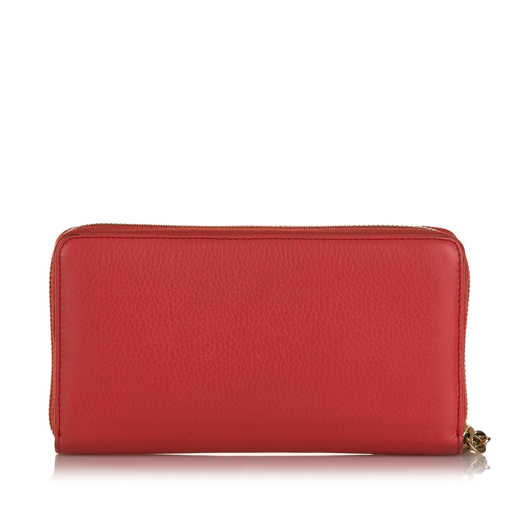 Gucci Soho Zip Around Continental Wallet (SHG-dhOb3H)
