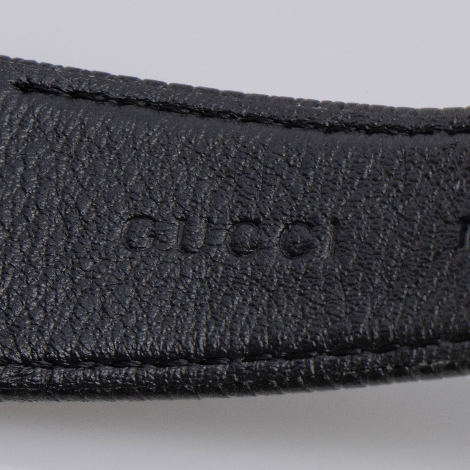 Gucci Stainless Steel Embossed Calfskin 25H Watch