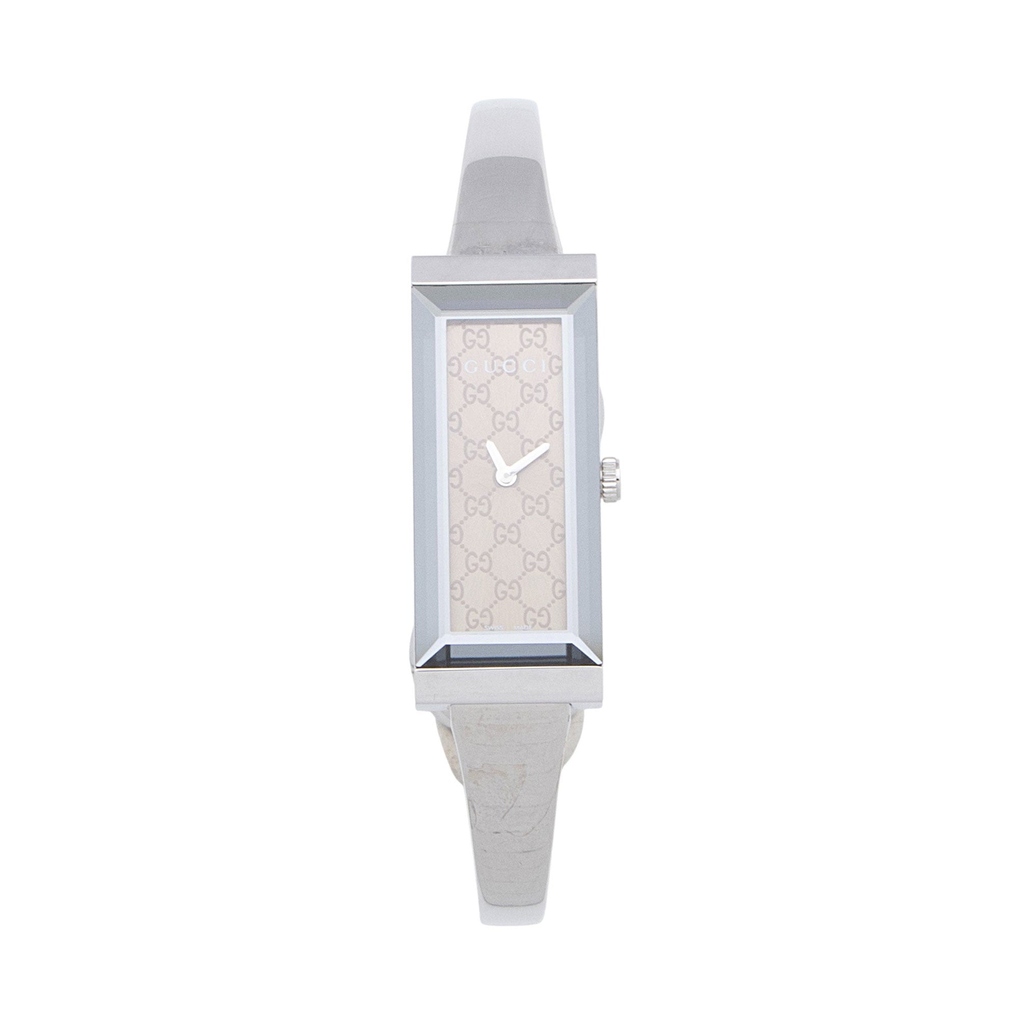 Gucci Stainless Steel G-Frame Horsibit 127.5 Watch