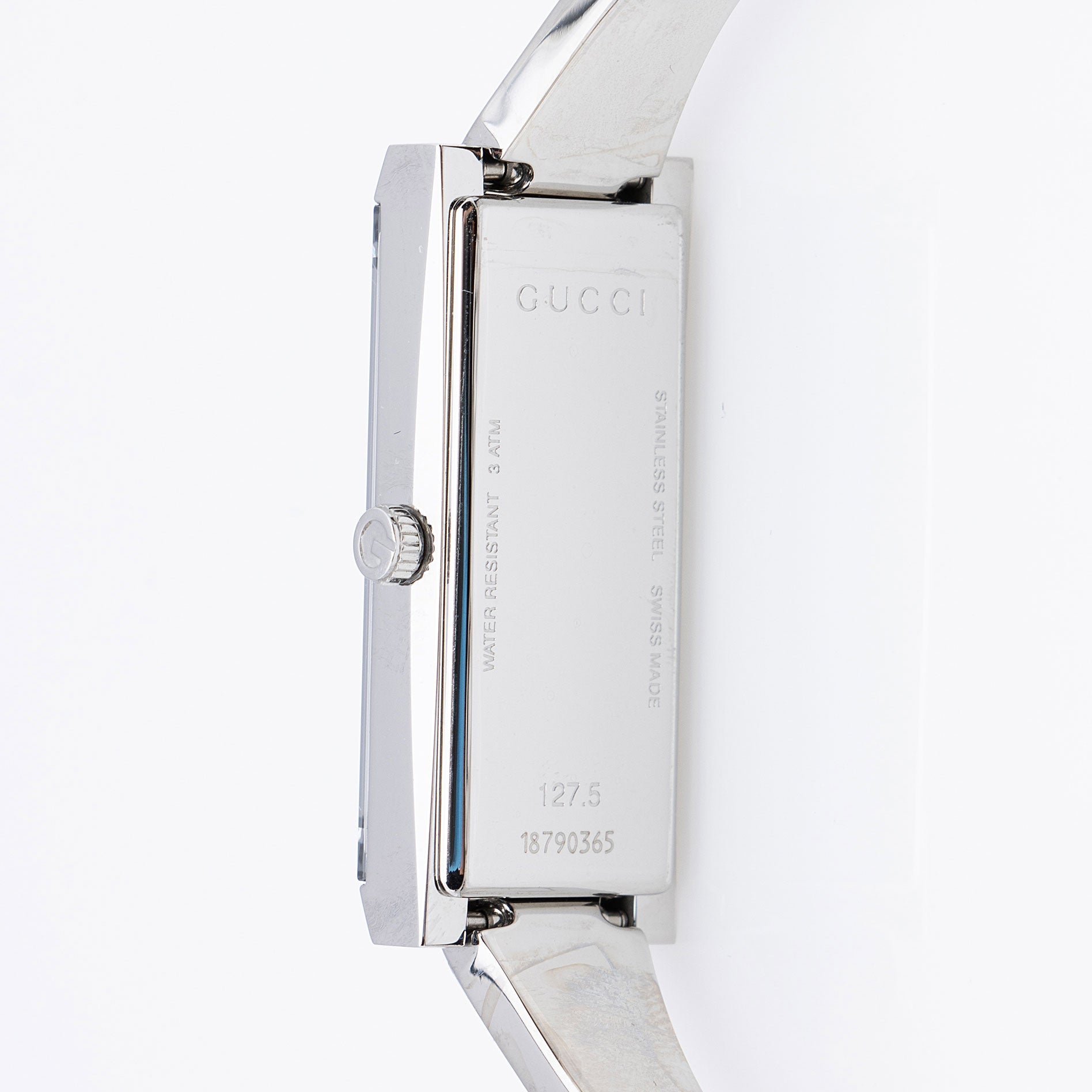 Gucci Stainless Steel G-Frame Horsibit 127.5 Watch