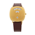 Gucci Stainless Steel Leather Grip Watch