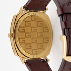 Gucci Stainless Steel Leather Grip Watch