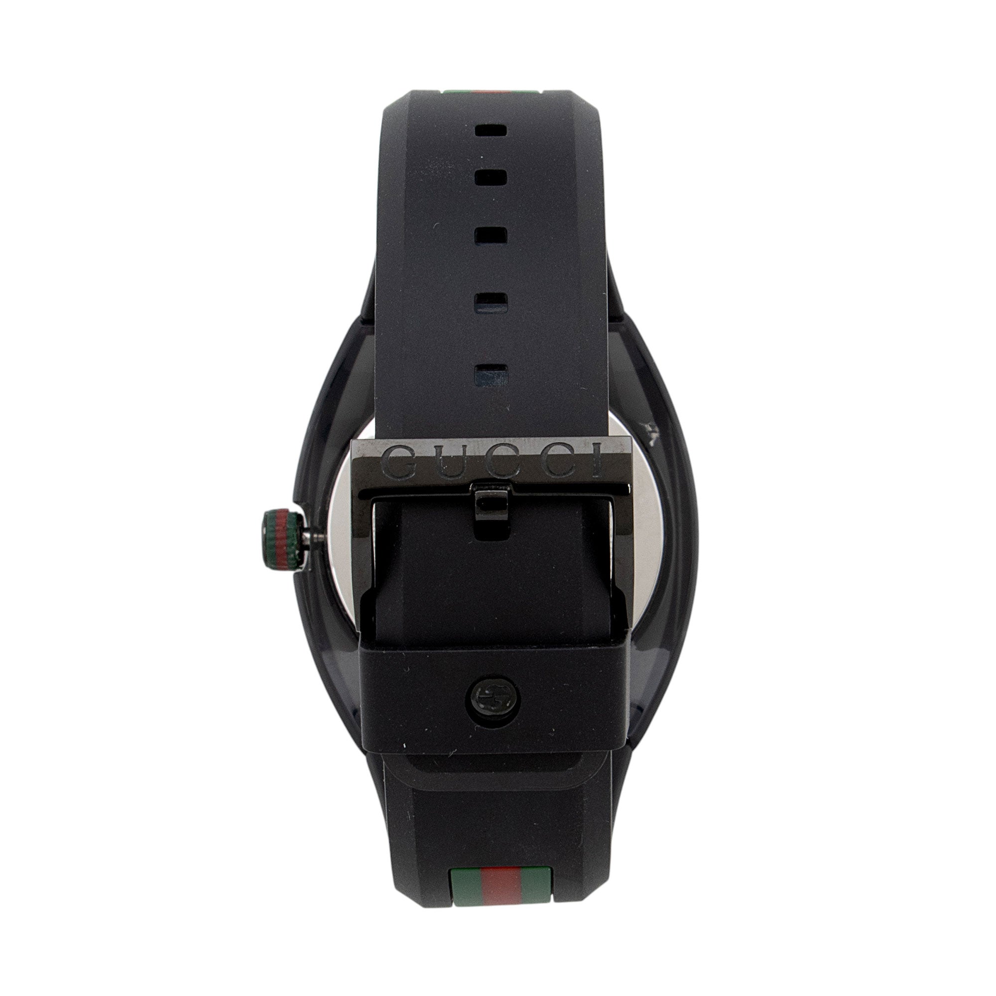 Gucci Stainless Steel Rubber GG Sync Watch (SHF-jivqmb)
