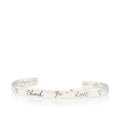 Gucci Sterling Silver Blind For Love Cuff