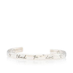 Gucci Sterling Silver Blind For Love Cuff