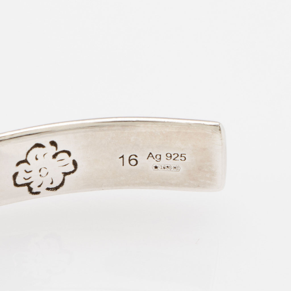 Gucci Sterling Silver Blind For Love Cuff