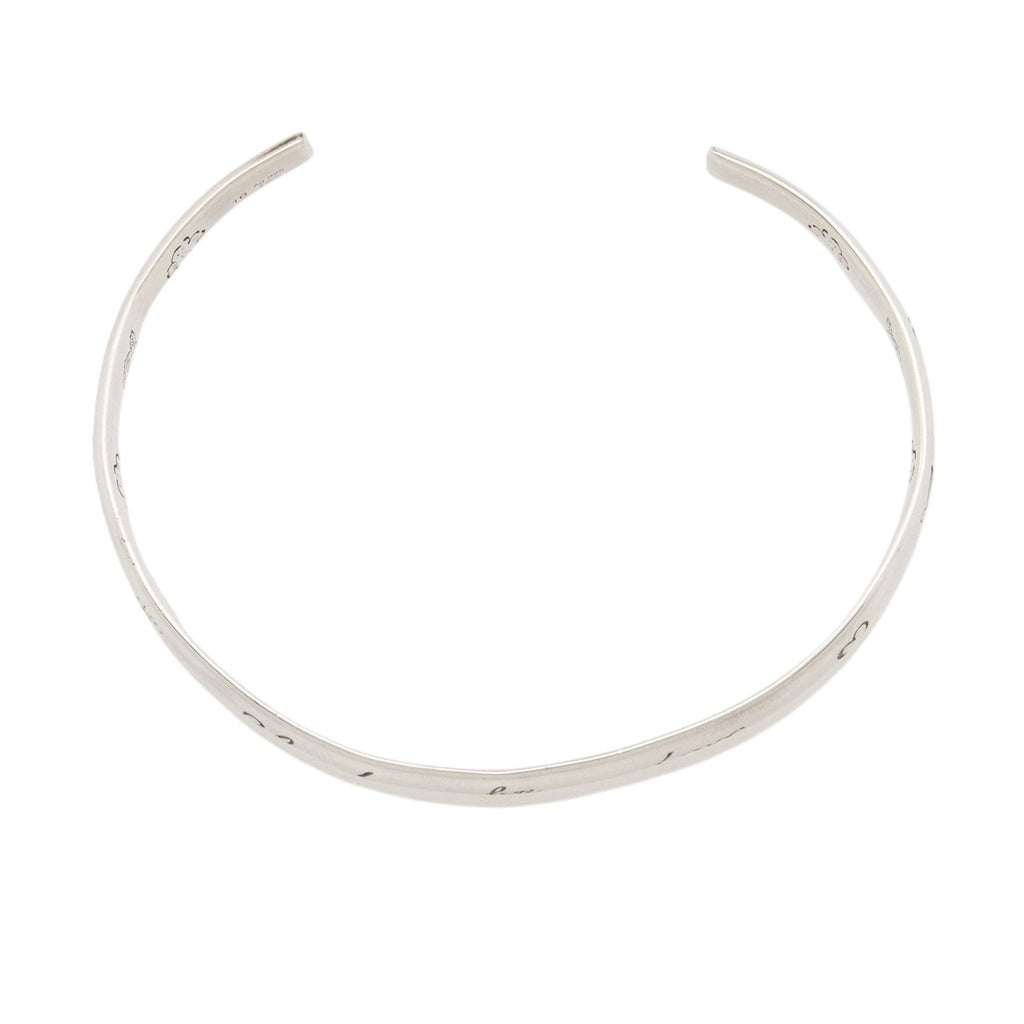 Gucci Sterling Silver Blind For Love Cuff