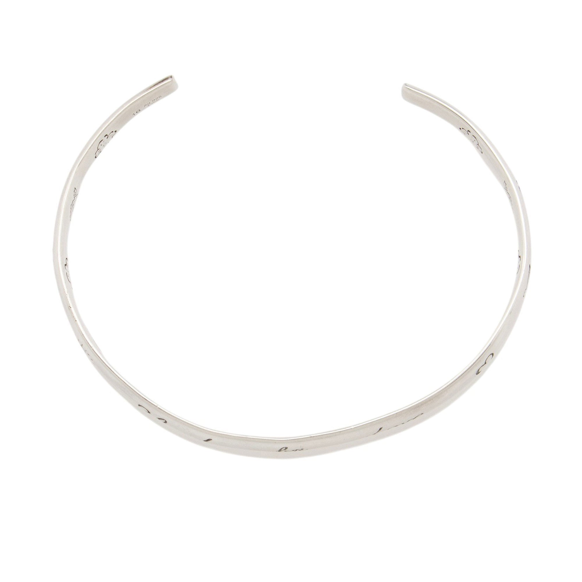 Gucci Sterling Silver Blind For Love Cuff
