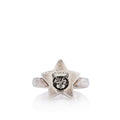 Gucci Sterling Silver Blind For Love Mystic Cat Star Ring - Size 8 (SHF-22778)