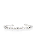 Gucci Sterling Silver Chain Interlocking G Station Cuff