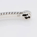 Gucci Sterling Silver Chain Interlocking G Station Cuff