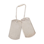 Gucci Sterling Silver Dog Tag Necklace Pendants (SHF-YYhweW)