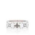 Gucci Sterling Silver GG Bee Ring - Size 5 3/4