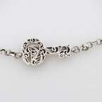Gucci Sterling Silver GG Marmont Key Charm Bracelet
