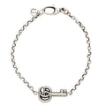 Gucci Sterling Silver GG Marmont Key Charm Bracelet