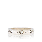Gucci Sterling Silver Ghost Ring - Size 9 1/2