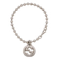 Gucci Sterling Silver Interlocking G Boule Chain Bracelet (SHF-oqBSBp)