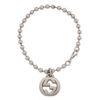 Gucci Sterling Silver Interlocking G Boule Chain Bracelet (SHF-oqBSBp)