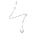 Gucci Sterling Silver Interlocking GG Necklace (SHF-nriOUx)
