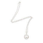 Gucci Sterling Silver Interlocking GG Necklace (SHF-nriOUx)