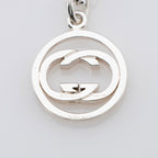 Gucci Sterling Silver Interlocking GG Necklace (SHF-nriOUx)