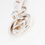Gucci Sterling Silver Interlocking GG Necklace