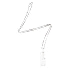 Gucci Sterling Silver Logo Plate Chain Link Necklace