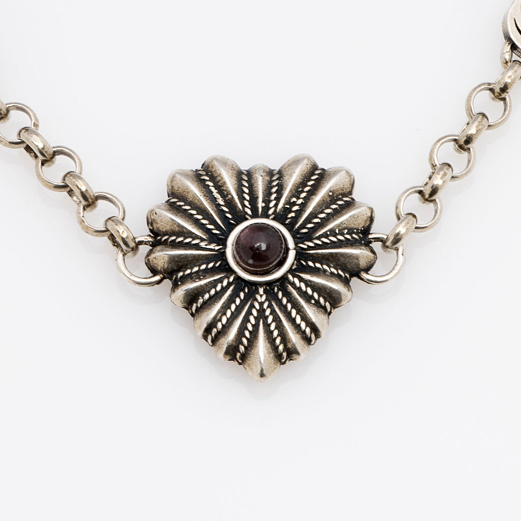 Gucci Sterling Silver Mother Of Pearl Interlocking G Bracelet