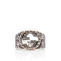Gucci Sterling Silver Open GG Ring - Size 8 1/4 (SHF-6CMwNf)