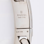Gucci Sterling Silver Tiger Head Link Bracelet