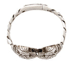 Gucci Sterling Silver Tiger Head Link Bracelet