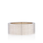 Gucci Sterling Silver Trademark Ring - Size 6 3/4