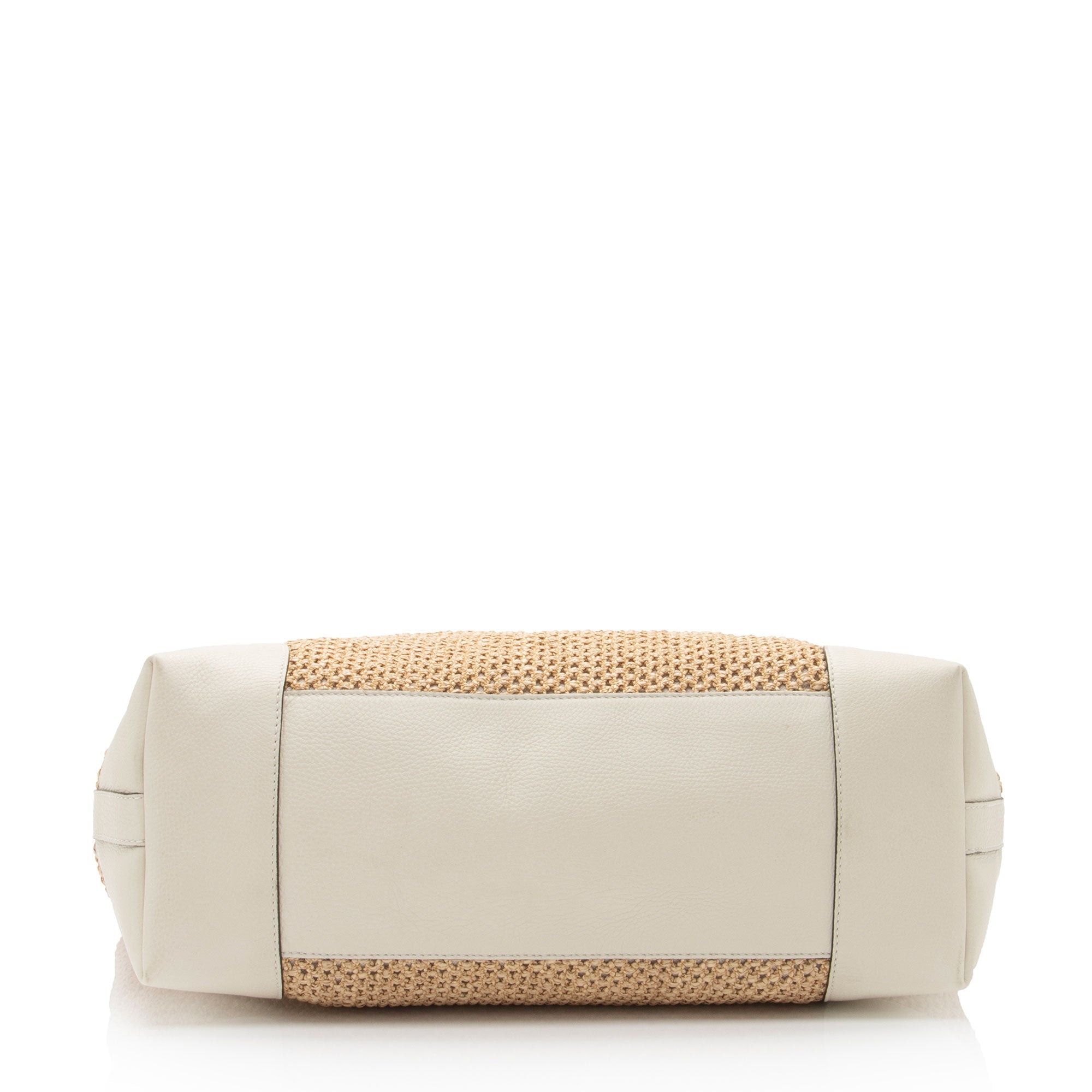 Gucci Straw Bamboo Top Handle Satchel (SHF-8UehuG)