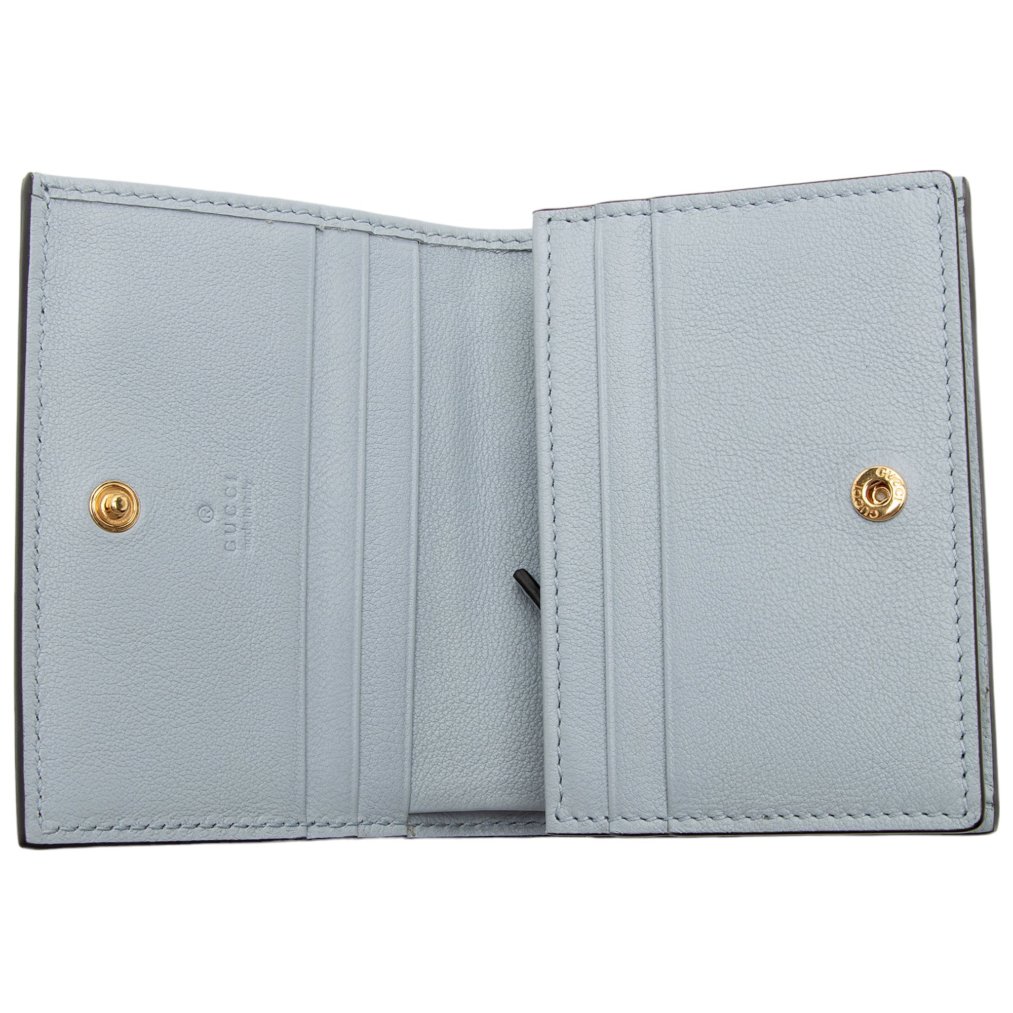 Gucci Striped GG Supreme Card Case (SHF-1rnRmQ)