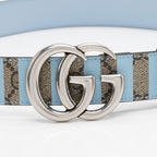 Gucci Striped GG Supreme GG Marmont Thin Belt - Size 30 / 75 (SHF-LKb9Q5)
