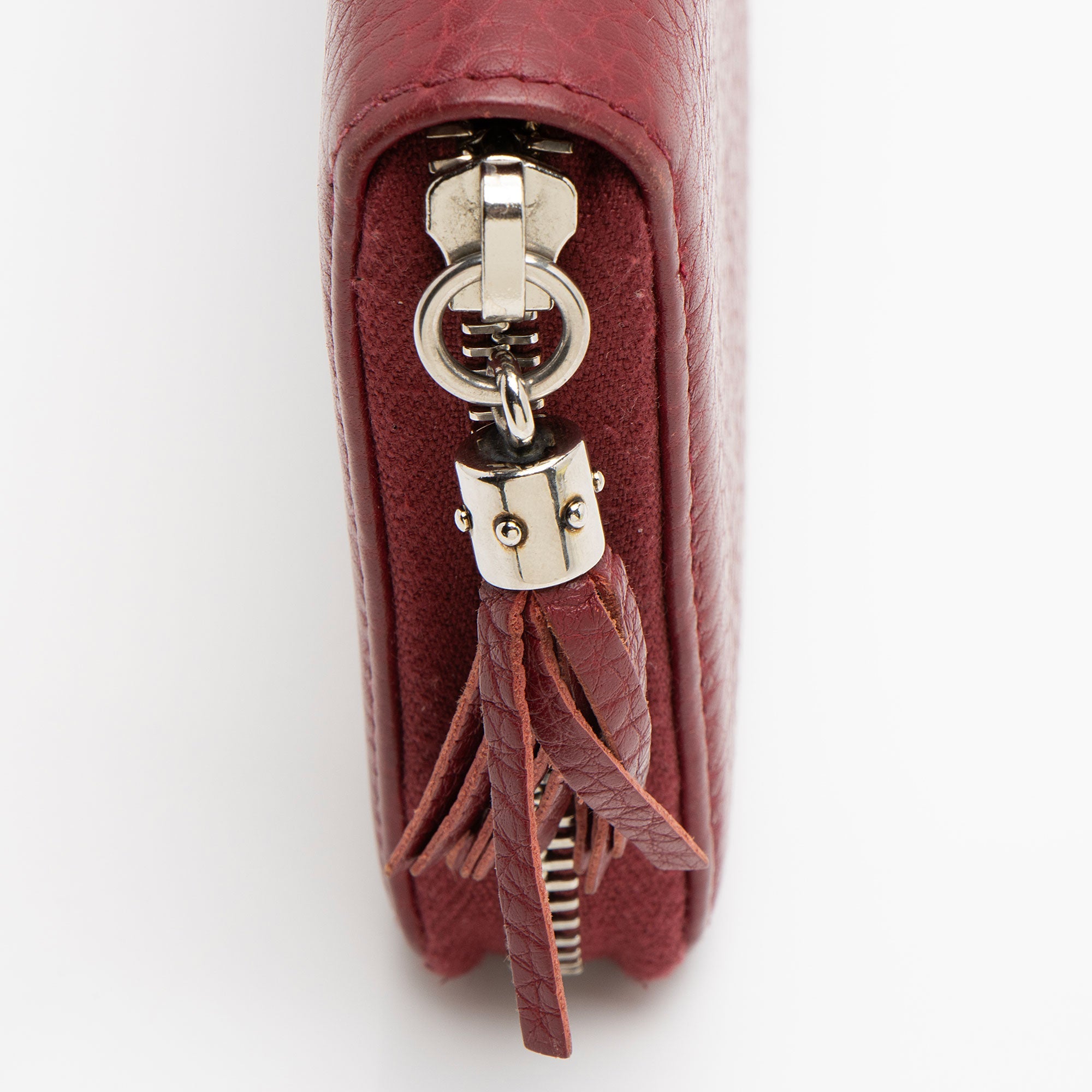 Gucci Studded Leather Soho Zip Around Wallet