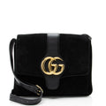 Gucci Suede Arli Medium Shoulder Bag