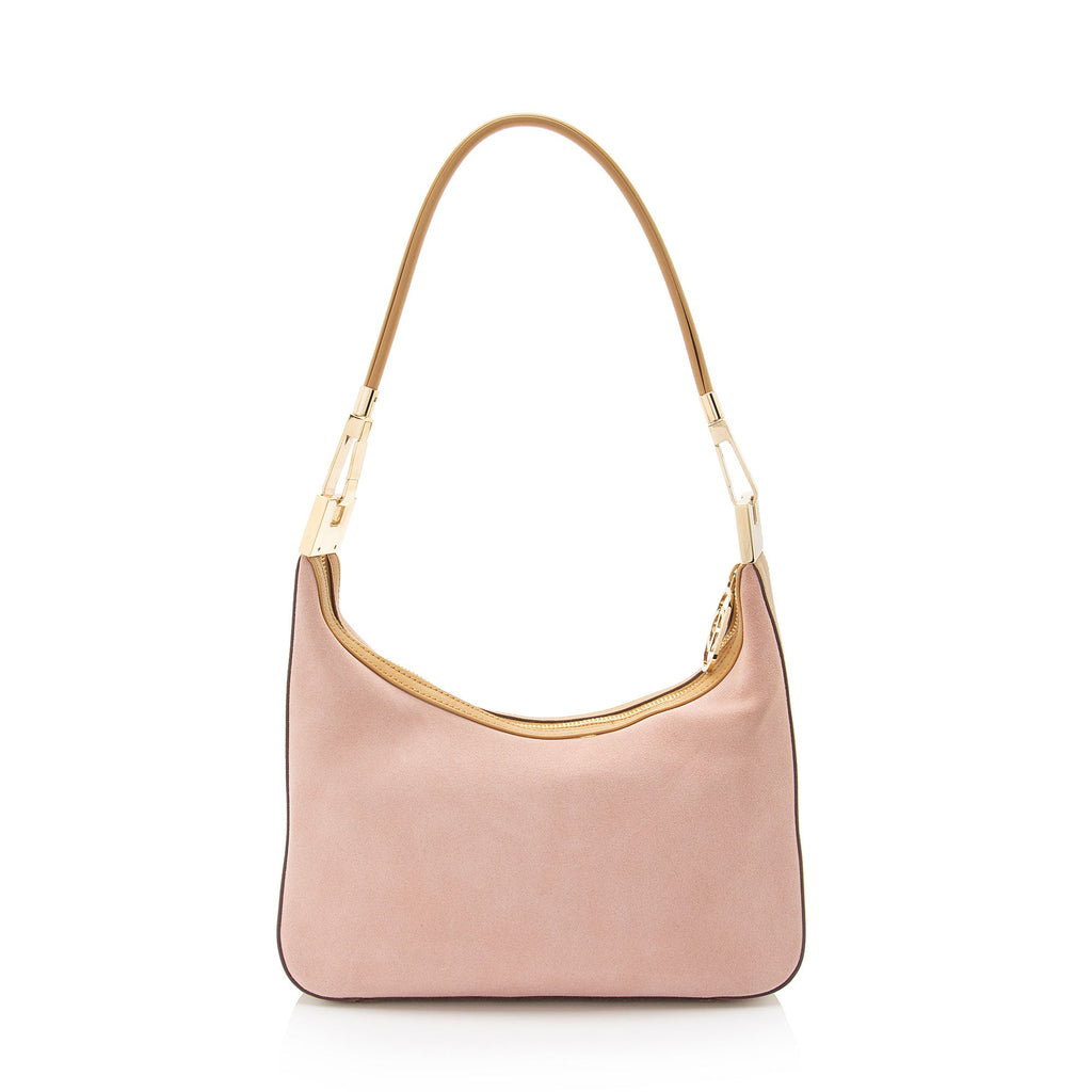 Gucci Suede Binoche Small Shoulder Bag (SHF-NVMLND)