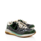 Gucci Suede Calfskin Tejus Printed Ultrapace Sneakers - Mens Size 7.5 / 37.5 (SHF-17943)
