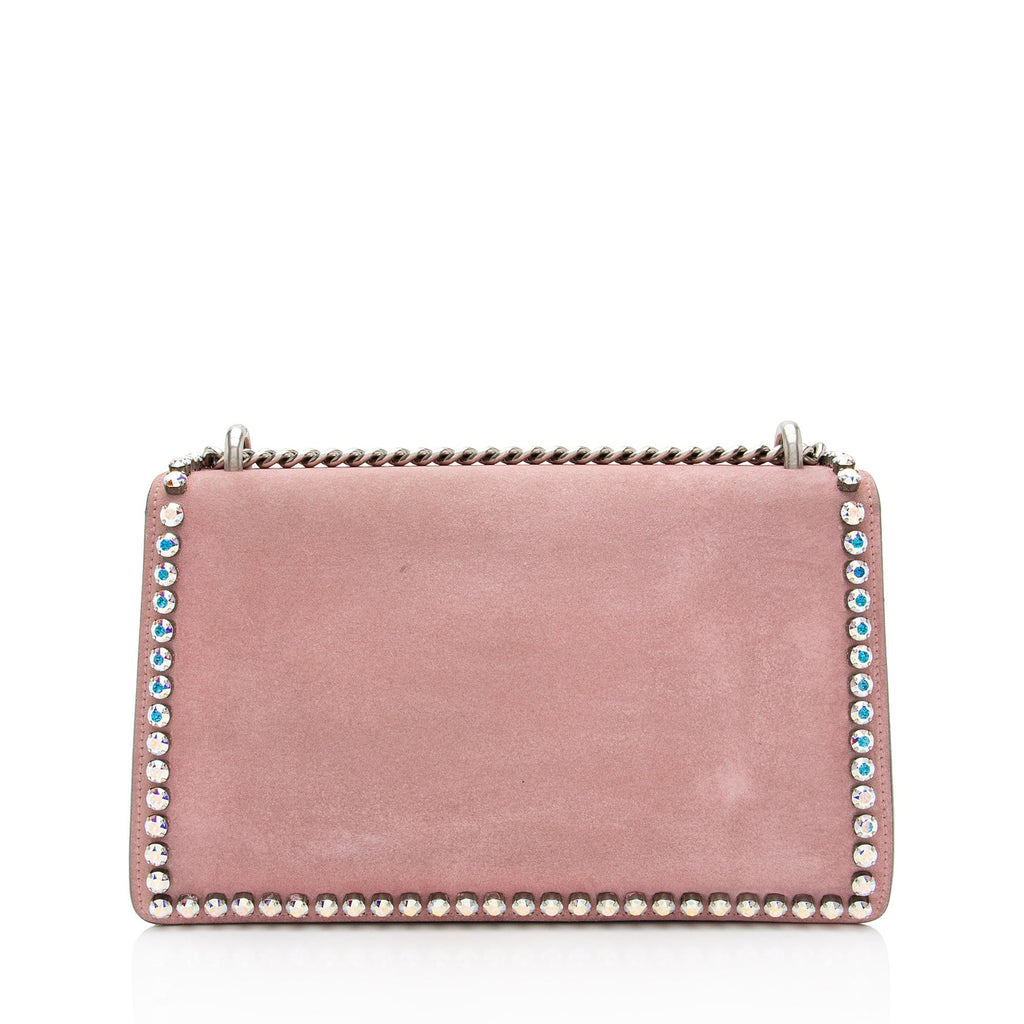 Gucci Suede Crystal Dionysus Medium Shoulder Bag