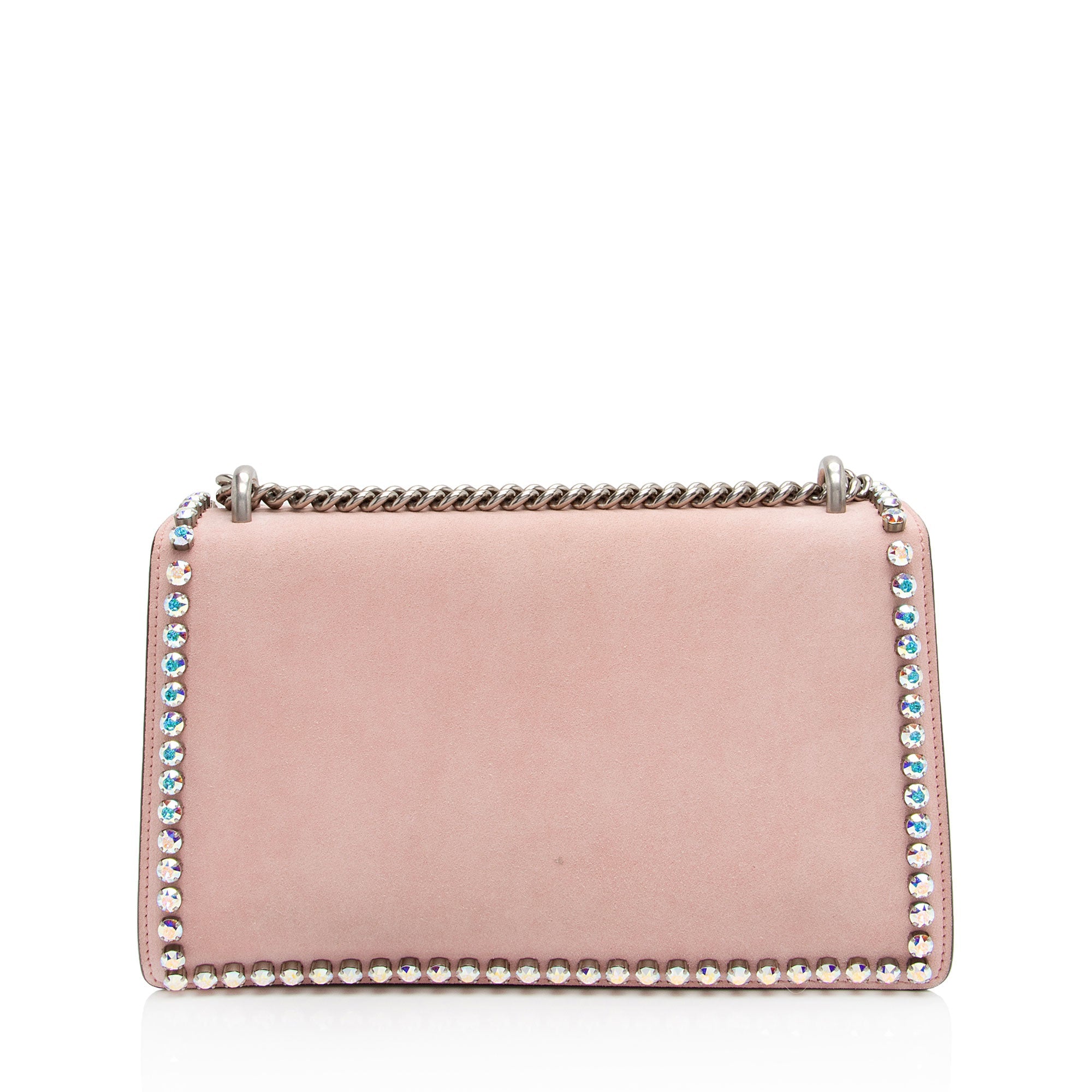 Gucci Suede Crystal Dionysus Small Shoulder Bag (SHF-hnxJiv)