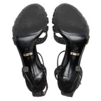 Gucci Suede Crystal Hala Ankle Strap Sandals - Size 7 / 37 (SHF-0tLuUU)